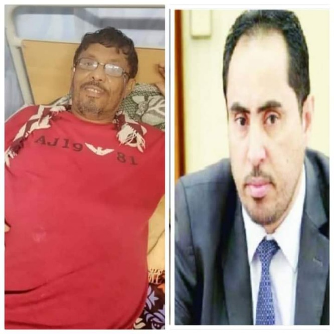 الوزير نايف البكري يوجه بعلاج الملاكم البطل خليل شمسان