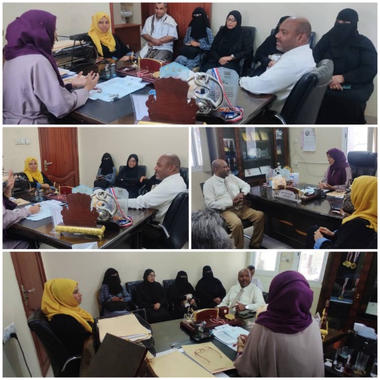 وكيل قطاع المرأة تلتقي قيادة مكتب الشباب والرياضة والقطاع النسوي وتبحث سبل إستمرارية  الأنشطة 