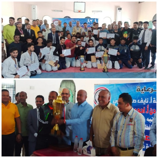 منتخب عدن يتوج بكأس الفقيد خالد صالح لمنتخبات المحافظات للكاراتيه