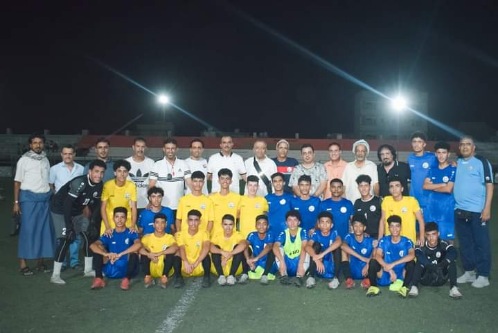 منتخب الناشئين يصل عدن ويتاهب للمغادرة الى الاردن للمشاركة في بطولة غرب آسيا 