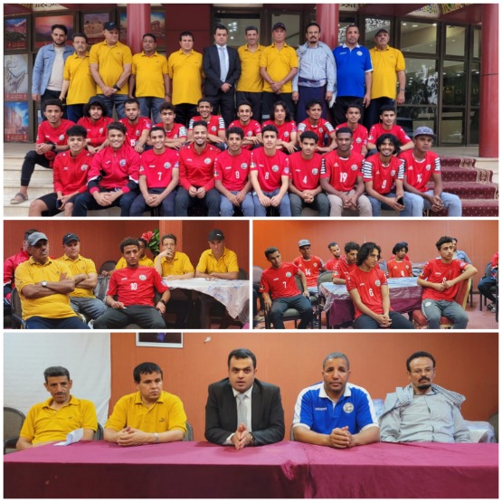 وزير الشباب والرياضة يهنئ منتخبنا الوطني للشباب بعيد الأضحى ويمنحهم مبلغا ماليا