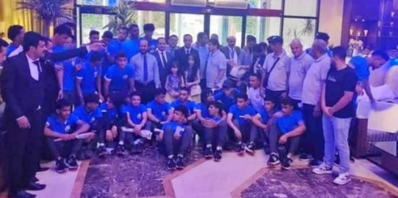 بعثة منتخبنا الوطني للشباب تصل مدينة خميس مشيط بالسعودية للمشاركة في بطولة كأس العرب