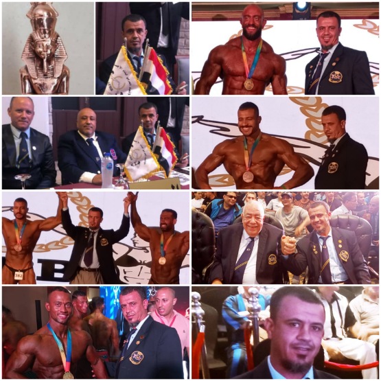 الدولي بابحير يواصل نجاحاته وتفوقه  ويحصد لقب أفضل حكم في البطولة العربية لبناء الاجسام بالإسكندرية