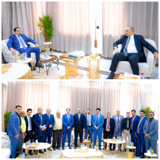 نائب رئيس مجلس القيادة الرئاسي اللواء الزُبيدي يلتقي وزير الشباب والرياضة وعدد من كوادر الوزارة