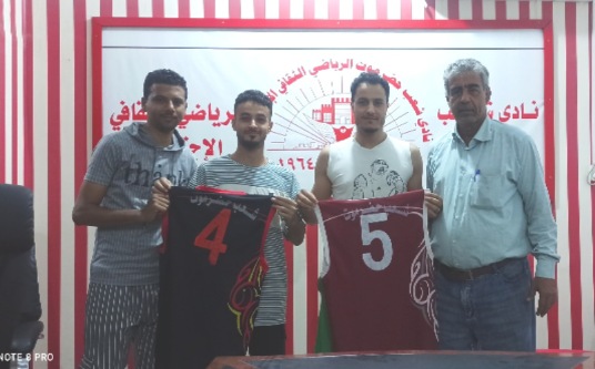 نادي شعب حضرموت يوقع رسمياً مع فادي فجر أمان  ومحمد عبدالملك السحولي  لتعزيز سلة النادي
