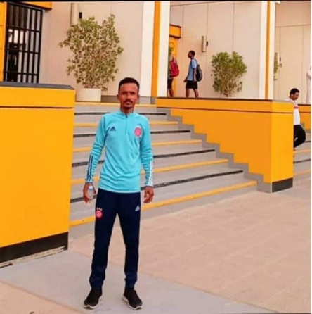حمد بلعيد صالح بن سحاق نجم شباب القطن مشاركا في الدورة التدريبة الاسيويه  بالسعودية