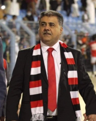رئيس اتحاد كرة القدم الشيخ أحمد صالح العيسي يهنئ #منتخب_الناشئين بانجاز الفوز والصدارة والتأهل ويعدهم بتكريم لائق