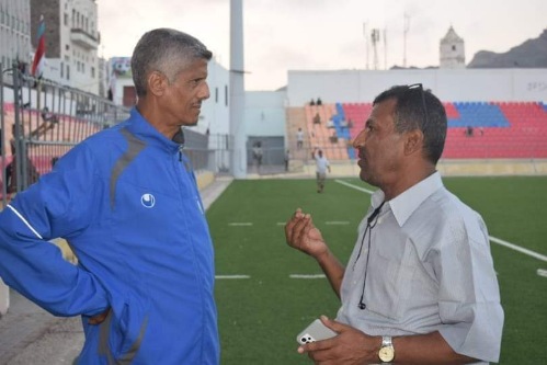 الخوربي يعبر عن سعادته لمعسكر المنتخب الوطني في عدن*