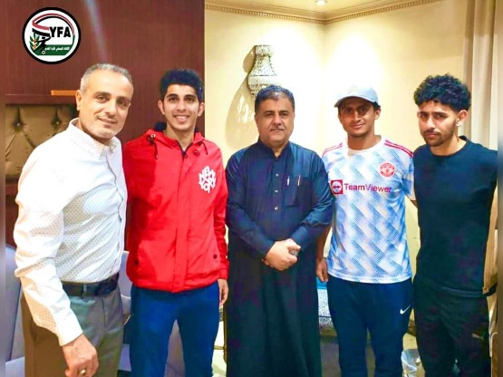 رئيس اتحاد الكرة يشيد بلاعبي اليمن في الخارج ويطالبهم باستمرار جاهزيتهم ليكونوا محط انظار واختيار واختبار الاجهزة الفنية