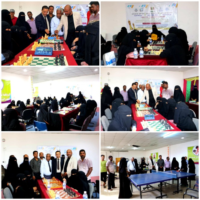تدشين منافسات المهرجان الرياضي السنوي الرابع لطالبات جامعة حضرموت والمعاهد والصم والبكم بالمكلا