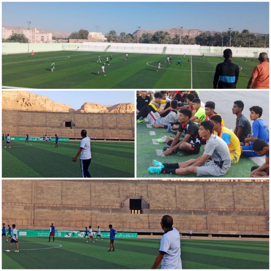 الجهاز الفني للمنتخب الوطني للناشئين ينهي برنامجه في حضرموت ويختبر  143 لاعباً..