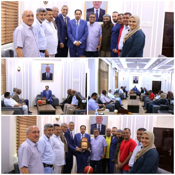الاتحاد العام لكرة السلة يكرّم الوزير البكري على دعمه واهتمامه باللعبة