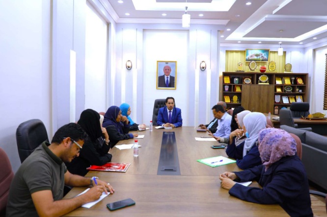 وزير الشباب والرياضة يلتقي الاتحاد اليمني لرياضة المرأة