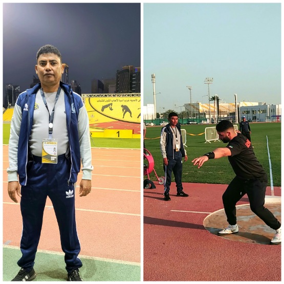 الكابتن سامي رزق حكماً في بطولة قوى غرب آسيا للأندية بقطر ...
