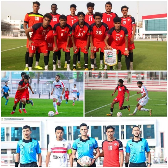 الزمالك المصري يعادل منتخبنا الاولمبي