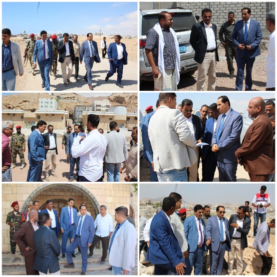 *وزير الشباب والرياضة  وامين عام محلي حضرموت يتفقدان عدداً من المشاريع والمنشآت الرياضية بالمكلا* 