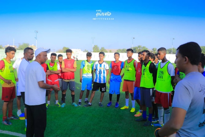 الاختبارات الأولى لإختيار لاعبي منتخب الناشئين بحضرموت