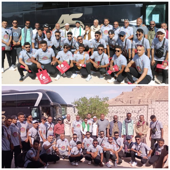 بعثة الفريق الأول لكرة اليد بنادي شباب القطن تُغادر أرضَ الوطن