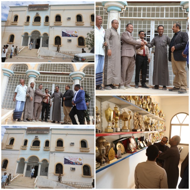 المحافظ بن ماضي يُشرف على عملية التسليم الرسمي لمنشآت نادي سيئون ويطلع على استعدادات ناديي الاتحاد وسيئون لنهائيات الدرجة الثالثة