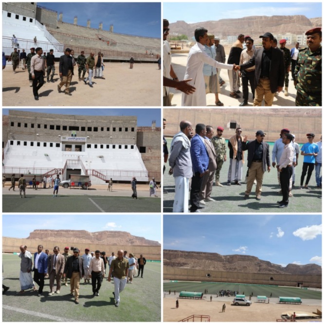 محافظ حضرموت يوجه باعتماد المرحلة الأولى لتأهيل استاد سيئون الأولمبي ويقف على التحضيرات لاحتضان نهائي كأس حضرموت