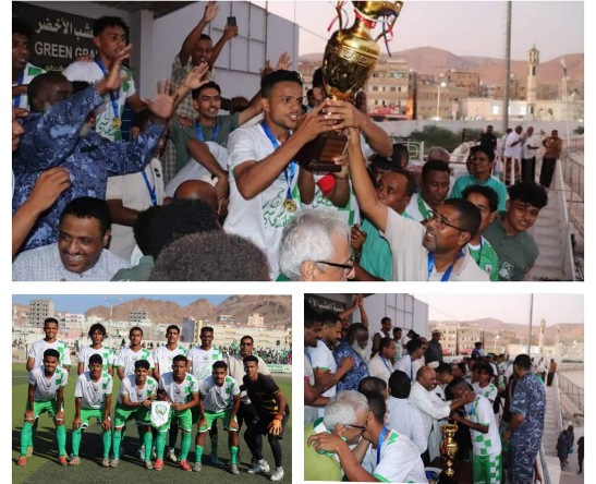 مكتب وزارة الشباب والرياضة يهنئ نادي المكلا بالتأهل لمصاف أندية الدرجة الثانية لكرة القدم 