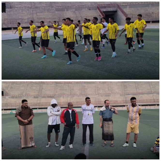 بحضور رئيس النادي إبراهيم الهدار: اتحاد حضرموت يستأنف تدريباته استعدادًا للمنافسات القادمة