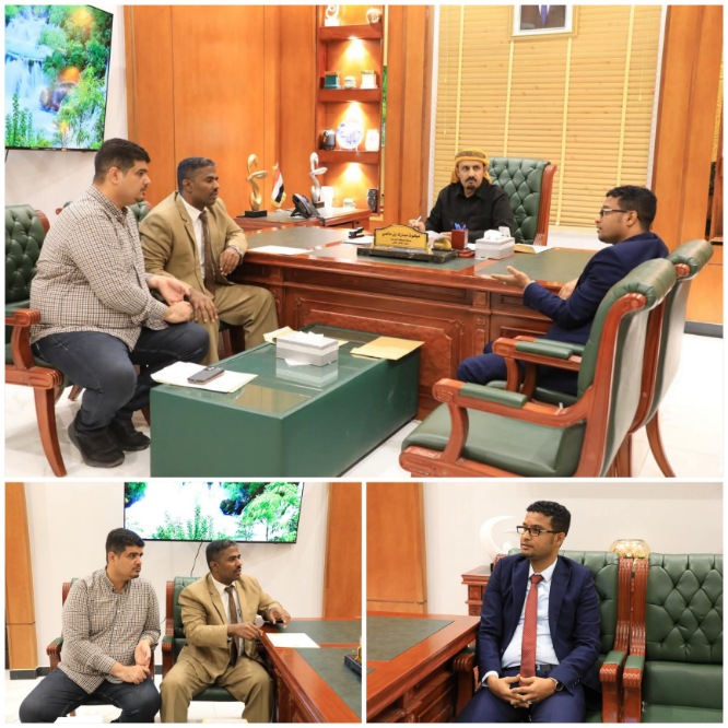 المحافظ بن ماضي يطلع على خطة عمل مكتب الشباب والرياضة بوادي وصحراء حضرموت للعام 2025م