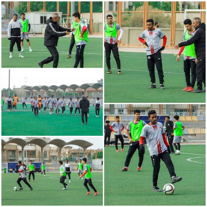 منتخب الشباب يجري تدريباته وسط أجواء ممطرة في بغداد استعدادا لمعسكر الدوحة