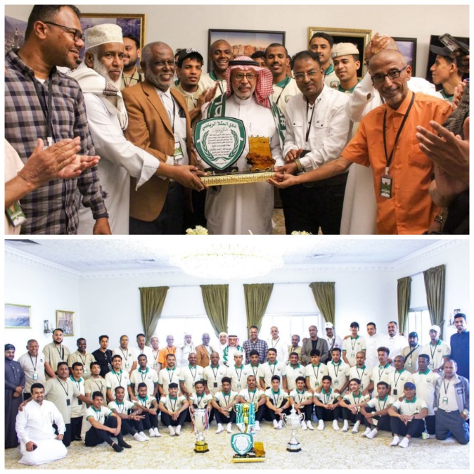 بعثة نادي المكلا في ضيافة الشيخ المهندس / عبدالله احمد بقشان