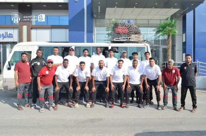 سلة شعب حضرموت تغادر إلى عدن لخوض منافسات « تجمع عدن» 
