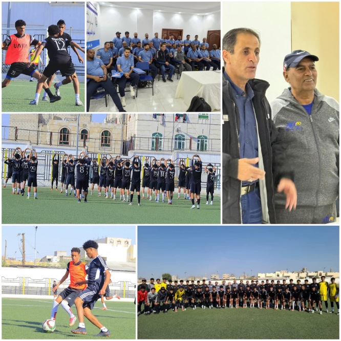 الدكتور عادل عمر يحضر ختام دورة المدربين ويتفقد تحضيرات منتخب الناشئين