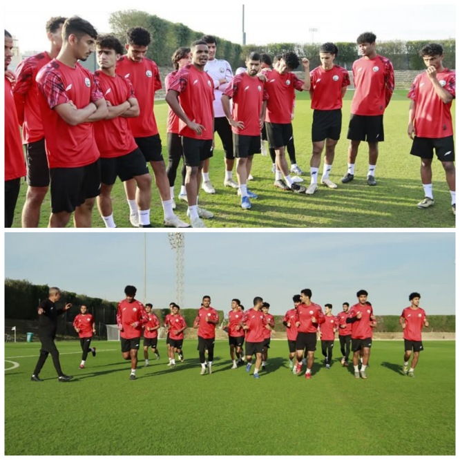 منتخب الشباب ينهي معسكره التدريبي في قطر ويستعد للسفر إلى الصين