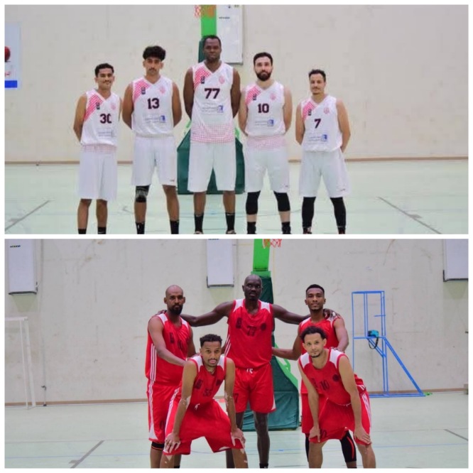 شعب حضرموت يواصل سلسلة انتصاراته وصدارته لدوري السلة بدون خسارة