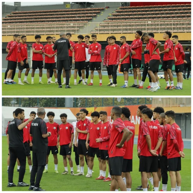 منتخب الشباب ينهي تحضيراته لمواجهة أوزبكستان غدًا في نهائيات كأس آسيا.