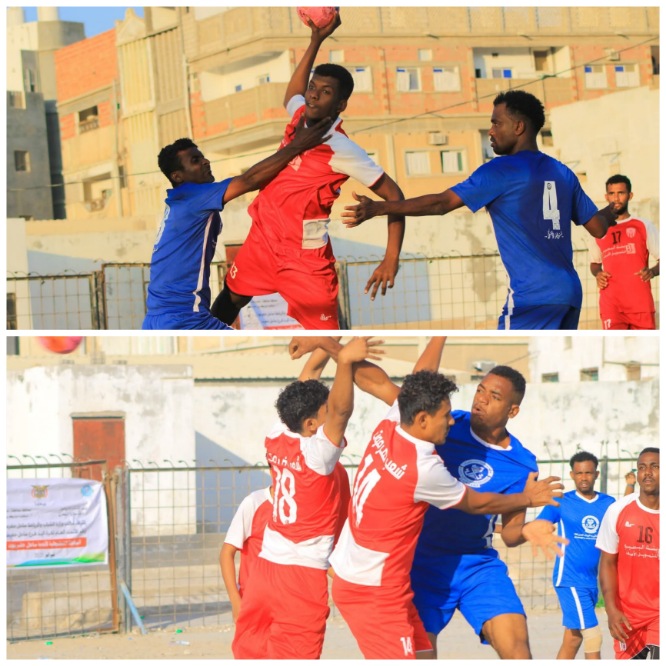 شعب حضرموت يبلغ المباراة النهائية للدوري التنشيطي لكرة اليد