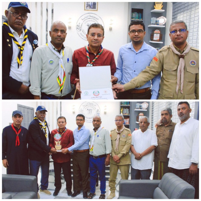 الاتحادين العربي للرواد، والبرلمانيين العرب والكشافة الكويتية يكرمون الرائد الكشفي سليمان مطران.