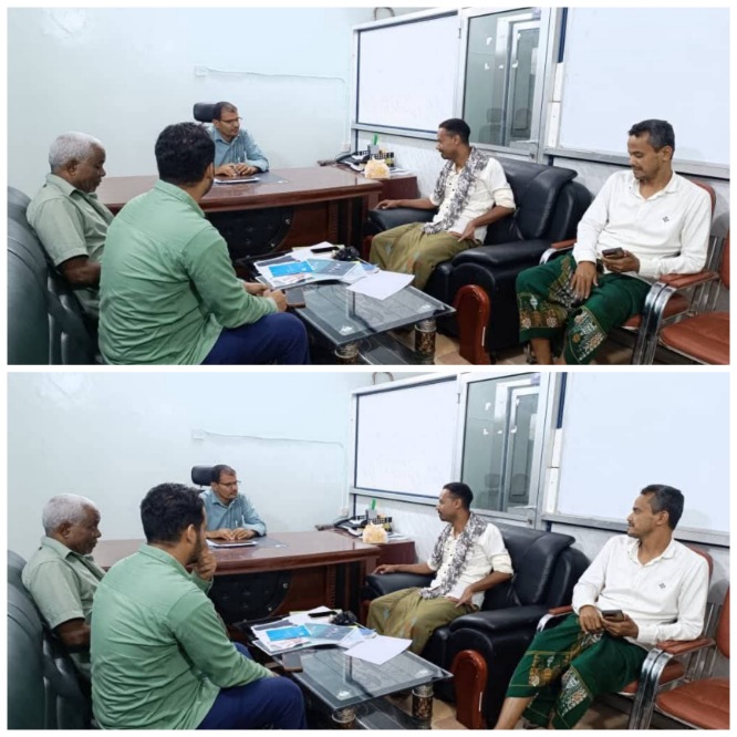 وفد من مجلس إدارة نادي نصر بروم يزور مؤسسة الأمل للتنمية