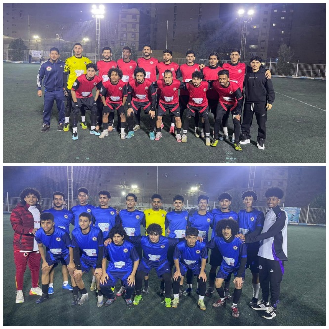 نجوم اليمن  يتصدرون المجموعة الاولى  في البطولة الرمضانية لأبناء الجالية اليمنية في مصر