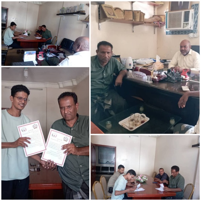 الإعلام الرياضي والملتقى الرياضي بمديرية الشحر والمناطق الشرقية يوقعان إتفاقية تعاون مشترك