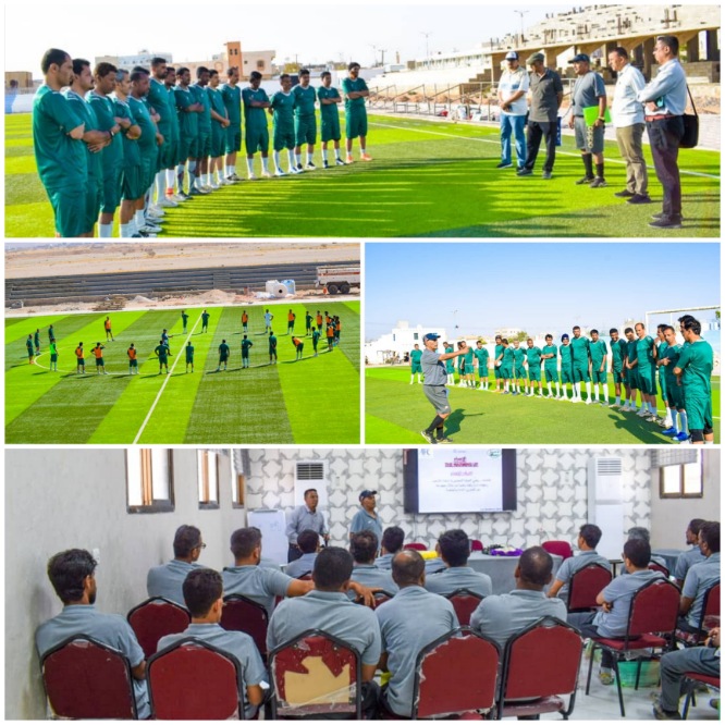 برعاية المحافظ بن الوزير : بدء دورة المدربين الآسيوية سي الأولى في شبوة بمشاركة 30 مدرباً