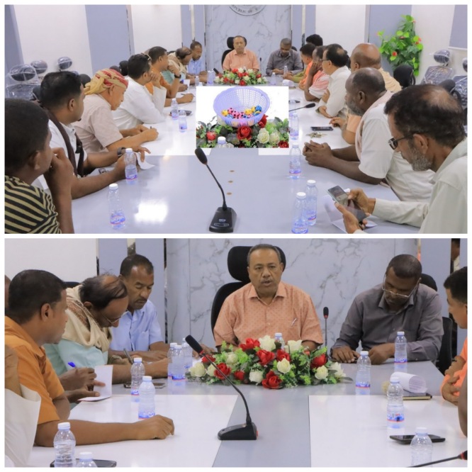 اجتماع فني واجراء القرعة لكأس الفرع لأندية حضرموت الوادي لكرة القدم 