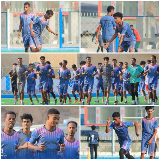 تضامن حضرموت استعدادات متواصله لدوري ابطال الخليج لكرة القدم 