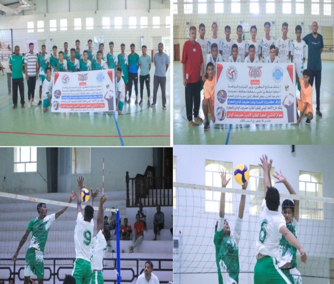 شباب القطن يتغلب على البرق بتريم في أفتتاح بطولة الناشئين لكرة الطائرة بحضرموت الوادي والصحراء