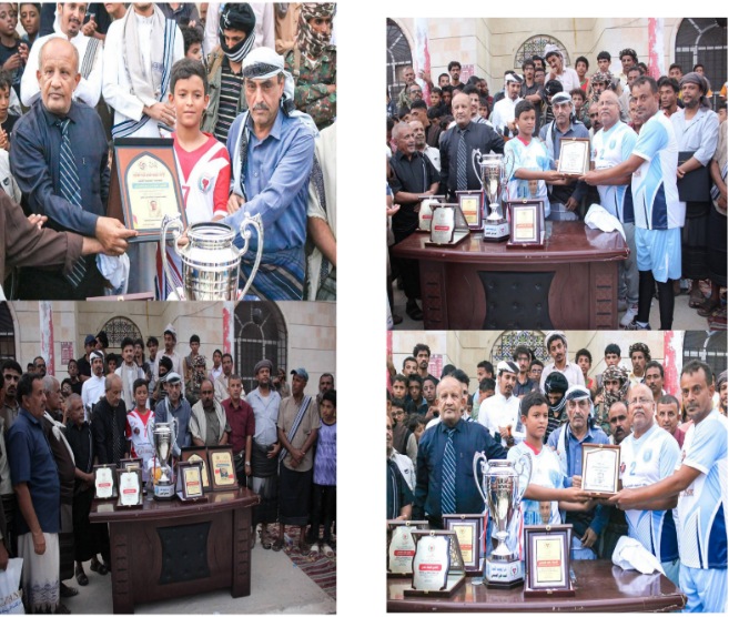  تضامن شبوة يُتوَّج بطلاً لأربعينية فقيد الحركة الرياضية الكابتن أحمد الجبيلي بعد فوزه على الميناء عدن