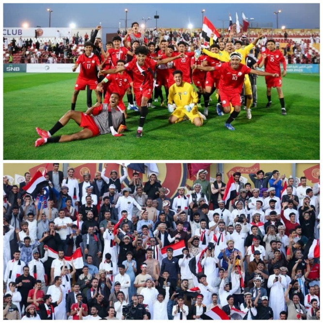 الاحمر الشاب يقنع .. يمتع .. يبدع.. ويتجاوز قطر بهدف موفق في بطولة كأس الخليج   