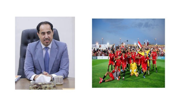 الوزير البكري يبارك لمنتخب الشباب فوزه على قطر 