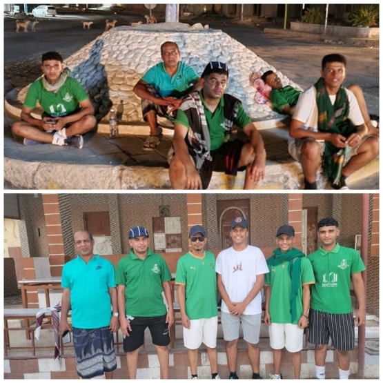 مشيا على الاقدام من القطن إلى سيؤن .. مغامرون شباب يسطرون معنى العزيمة والأصرار