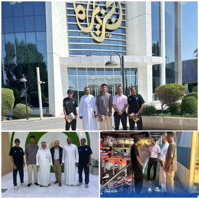 المركز الإعلامي لتضامن حضرموت يطل على عالم الجزيرة الإعلامي لاكتساب الخبرة وتطوير الرؤية