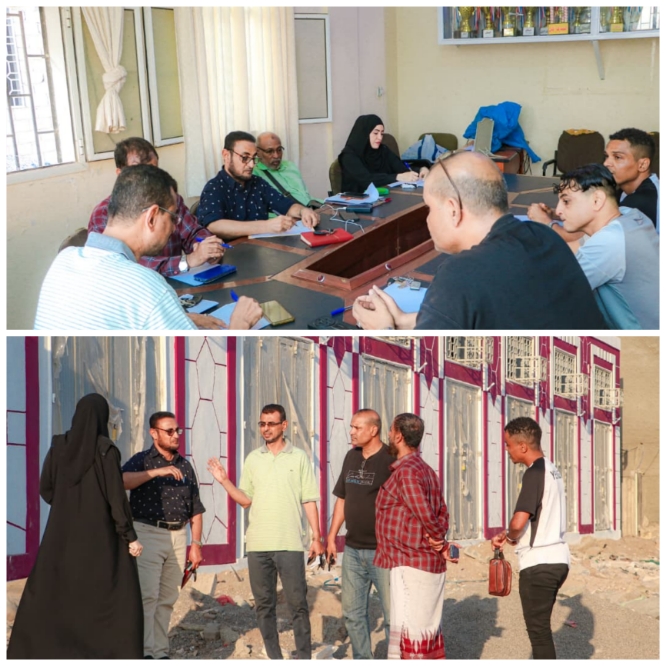 قيادة الإعلام الرياضي تزور نادي أهلي عدن وتطلع على أنشطته المختلفة