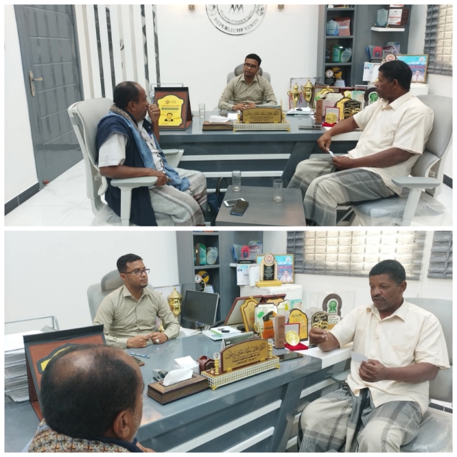 مدير عام مكتب الشباب والرياضة بالوادي يلتقي فرع الطائرة لمناقشة استعدادات منتخب الوادي لبطولة الفقيد الجبيلي